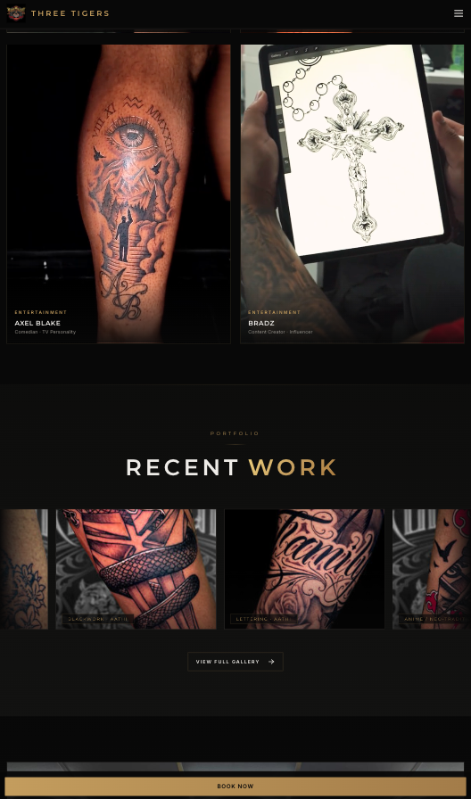 Three Tigers Tattoo